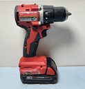 Milwaukee 3601-20 M18 18V Li-Ion Brushless 1/2" Compact Drill Driver Battery 2.0 used