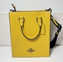 New  COACH Dylan Tote Bag CT910 QB/XC Honey 2 way Leather Shoulder Crossbody Bag used
