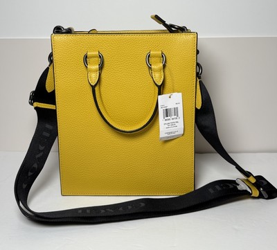 New  COACH Dylan Tote Bag CT910 QB/XC Honey 2 way Leather Shoulder Crossbody Bag #4