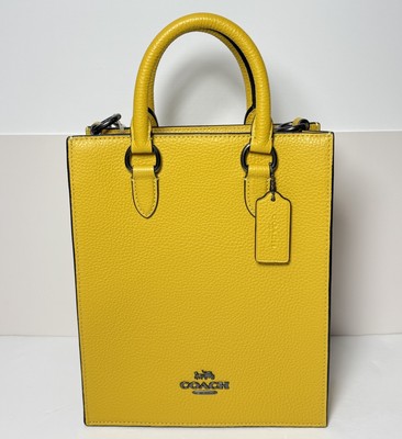 New  COACH Dylan Tote Bag CT910 QB/XC Honey 2 way Leather Shoulder Crossbody Bag #7