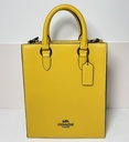 New  COACH Dylan Tote Bag CT910 QB/XC Honey 2 way Leather Shoulder Crossbody Bag in Boston