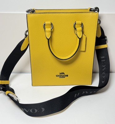 New  COACH Dylan Tote Bag CT910 QB/XC Honey 2 way Leather Shoulder Crossbody Bag #8