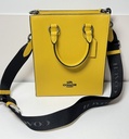 New  COACH Dylan Tote Bag CT910 QB/XC Honey 2 way Leather Shoulder Crossbody Bag in Boston, MA