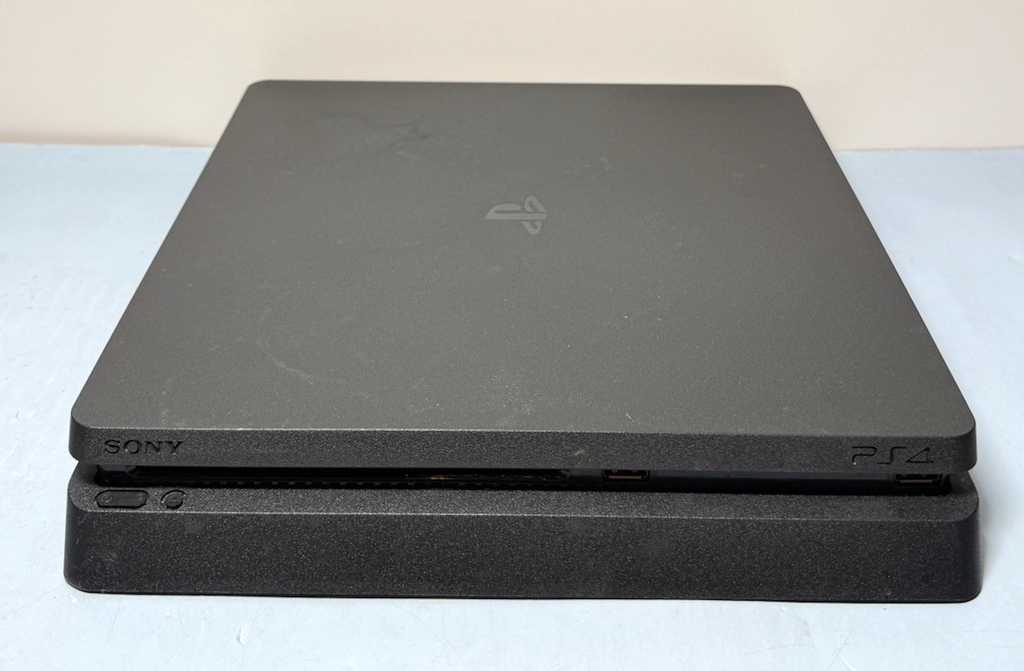 Sony PlayStation 4 Slim 1TB Black Home Gaming Console -Works Great #1