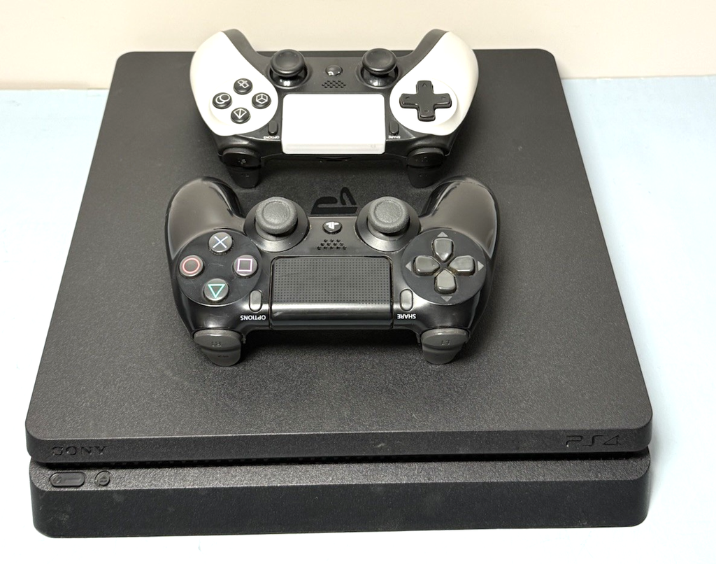 Sony PlayStation 4 Slim 1TB Black Home Gaming Console -Works Great #5