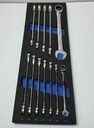 Cornwell Metric Ratcheting Wrench Set 8-19mm Blue Power buy