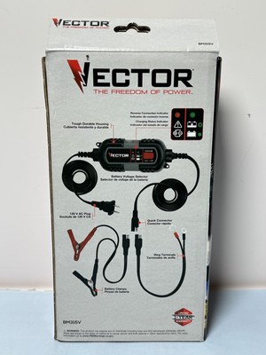 VECTOR 1.5 Amp Fully Automatic Battery Charger & Maintainer, 6V/12V-BM315V #1
