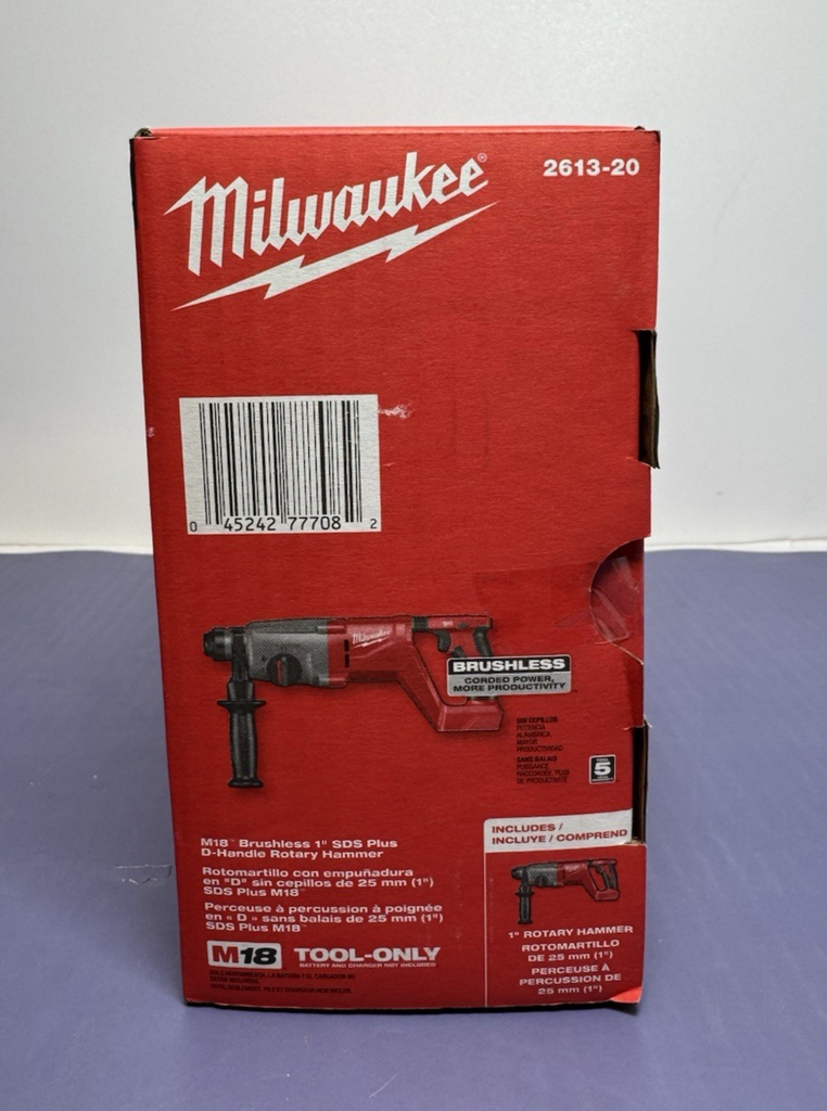 Milwaukee 2613-20 M18 18V Brushless SDS Plus D-Handle Rotary Hammer #1