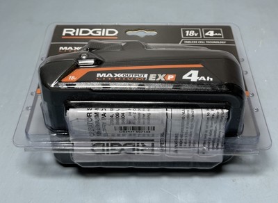 New - RIDGID AC840041 18V 4.0 Ah MAX Output EXP Lithium-Ion GENUINE Battery #2