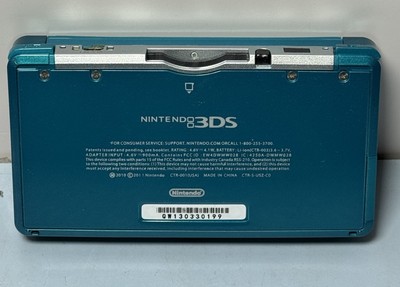 Nintendo 3DS Console - Aqua Blue with 4GB SD card & charger/ games #2