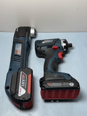 Bosch 18V Set GSR18V-535FC Drill Driver (No Heads) +MXH180 Multi +Batt +Charger #2