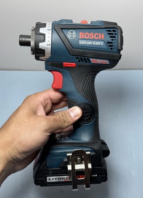 Bosch 18V Set GSR18V-535FC Drill Driver (No Heads) +MXH180 Multi +Batt +Charger #7