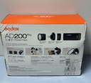 Godox AD200 Pro 200W Wireless TTL Pocket Flash - Open Box used
