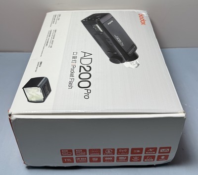 Godox AD200 Pro 200W Wireless TTL Pocket Flash - Open Box #2