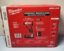 Milwaukee 3650-21P M18 1/4" Compact Hex Impact Driver Kit used