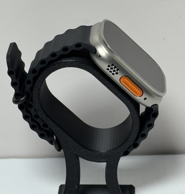 Apple Watch Ultra 2 49mm GPS+Cell Black Titanium Black Band A2986 - Unlocked #4
