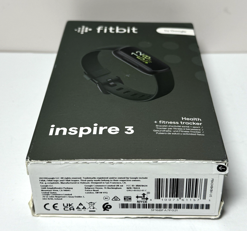 Fitbit Inspire 3 Health & Fitness Tracker Midnight Zen- Brand New #2