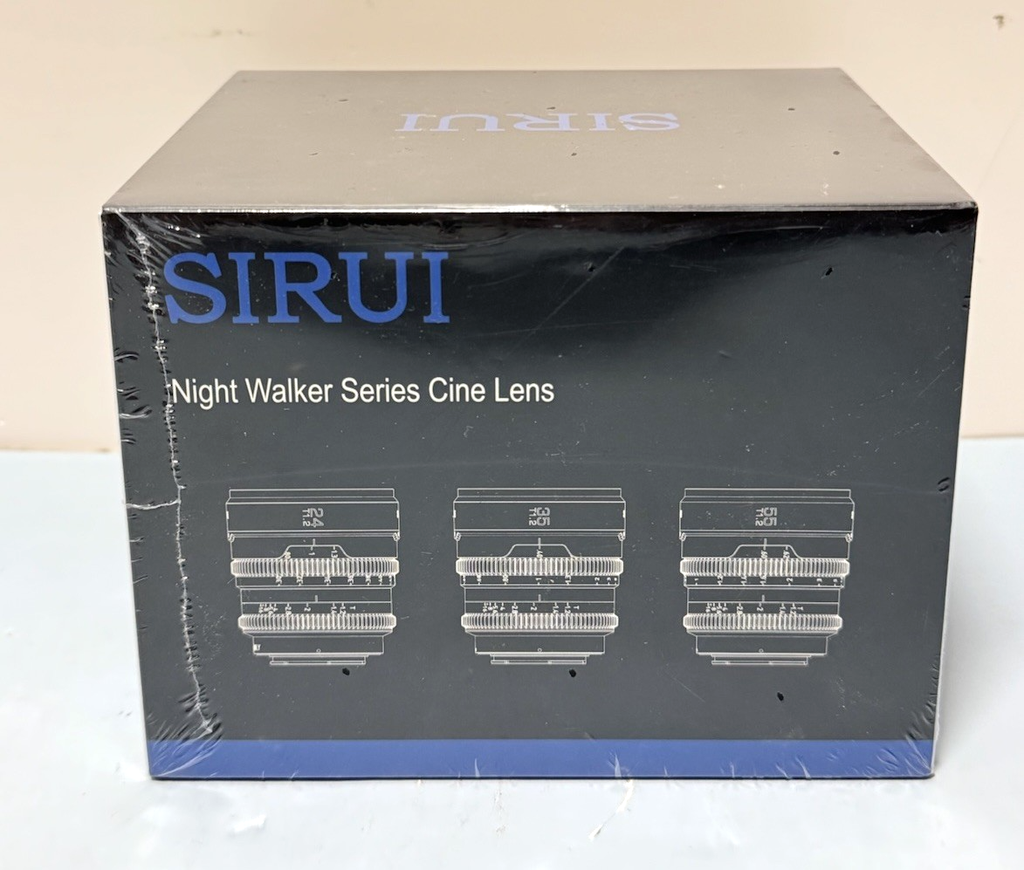Sirui Night Walker 55mm T1.2 S35 Cine Lens (E-Mount, Black) MS55E-B - New #1