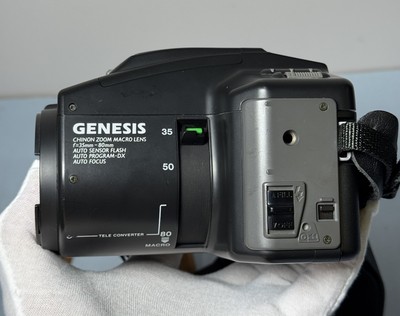 Chinon Genesis AF 35mm Film Camera w/ 35-80mm Zoom Lens & Case – Untested #3