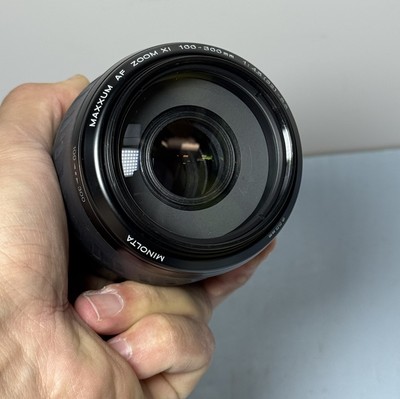 Minolta Maxxum 7xi Camera 2 Lens AF 28-105 AF 100-300 w/ Bag & Manual #4