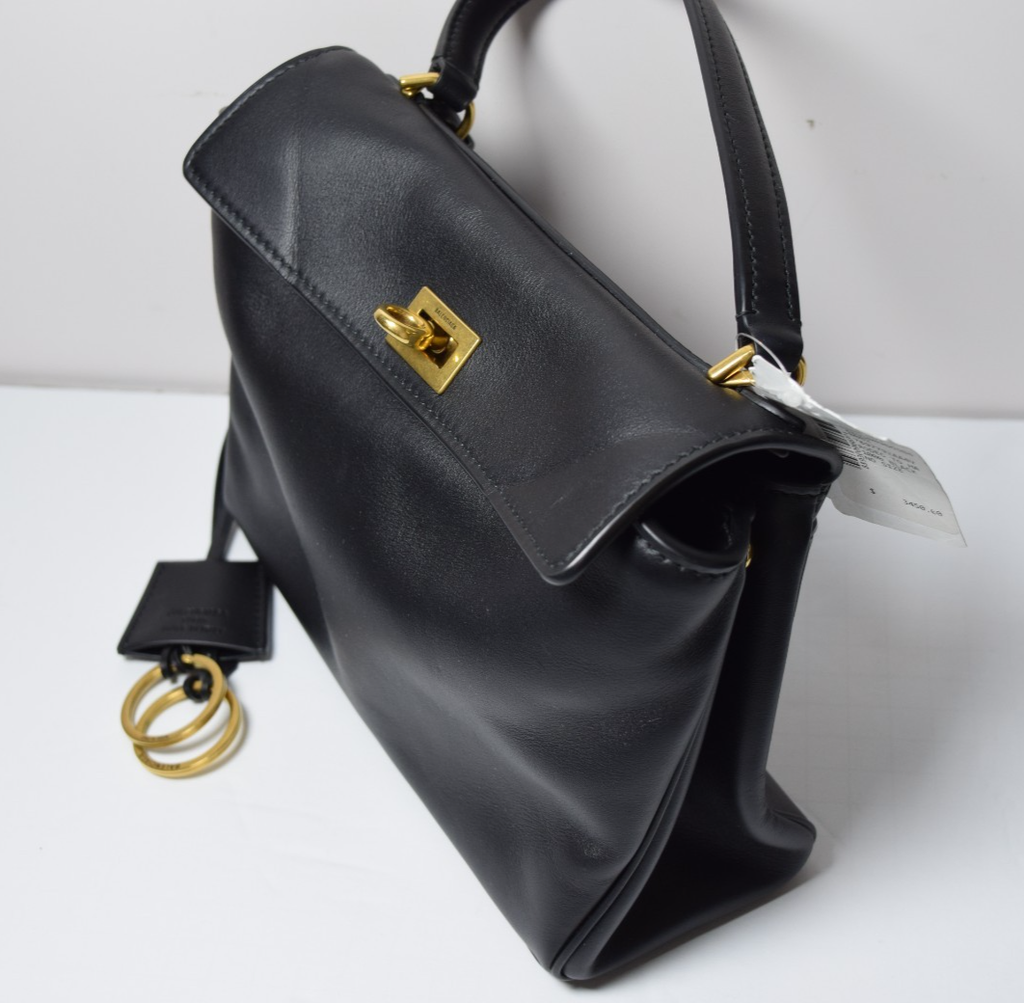 Brand New - BALENCIAGA Rodeo Mini Shoulder Handbag Calfskin Black #4