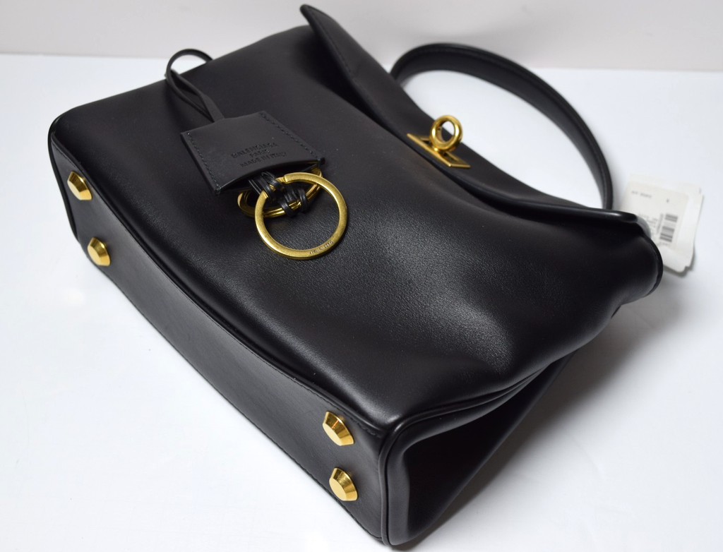 Brand New - BALENCIAGA Rodeo Mini Shoulder Handbag Calfskin Black #6