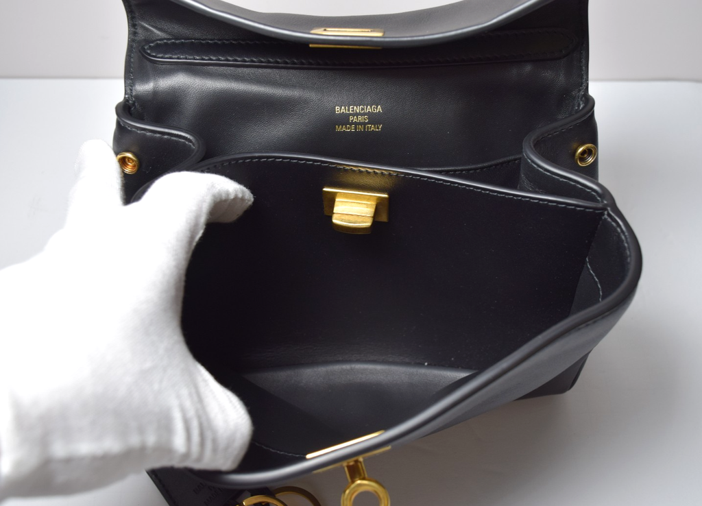 Brand New - BALENCIAGA Rodeo Mini Shoulder Handbag Calfskin Black #10