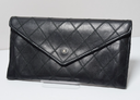 Chanel Vintage Diamond Stitch Envelope Wallet used