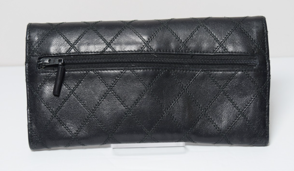 Chanel Vintage Diamond Stitch Envelope Wallet #3