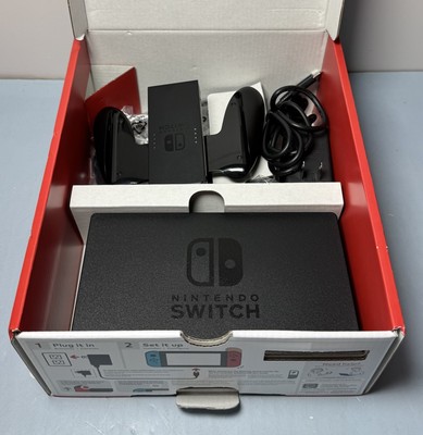 Nintendo Switch with Neon Blue and Neon Red Joy-Con (HAC-001-01) -Open Box #3