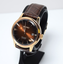 Seiko Presage Cocktail  Leather Strap Automatic Brown Dial Watch SRPB46 - 40.5MM used