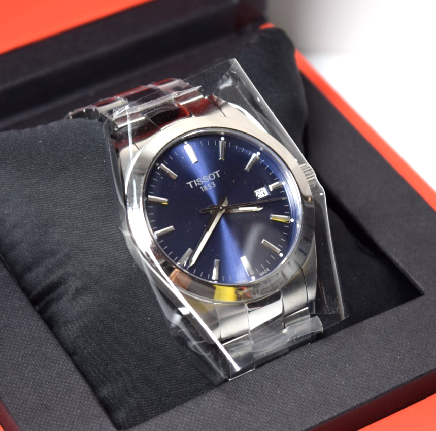Tissot Gentlemen Quartz Stainless Steel Blue Round Men's Watch T1274101104100 #1
