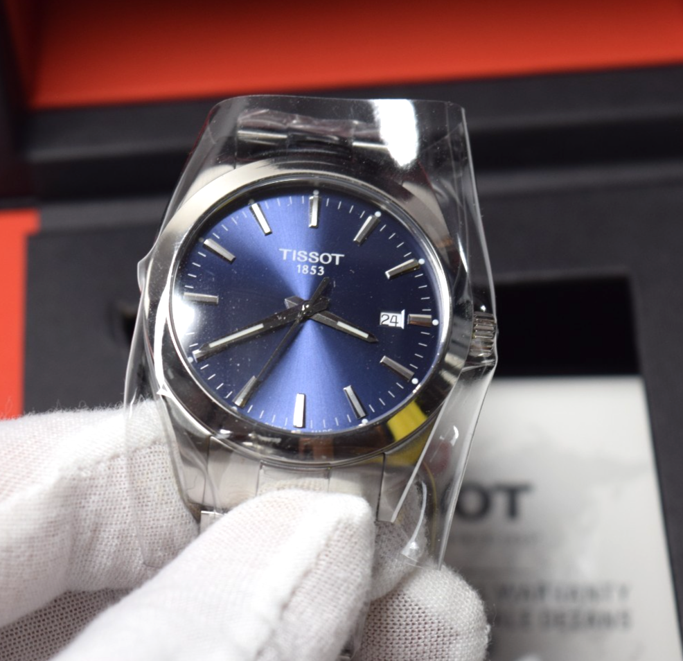 Tissot Gentlemen Quartz Stainless Steel Blue Round Men's Watch T1274101104100 #3