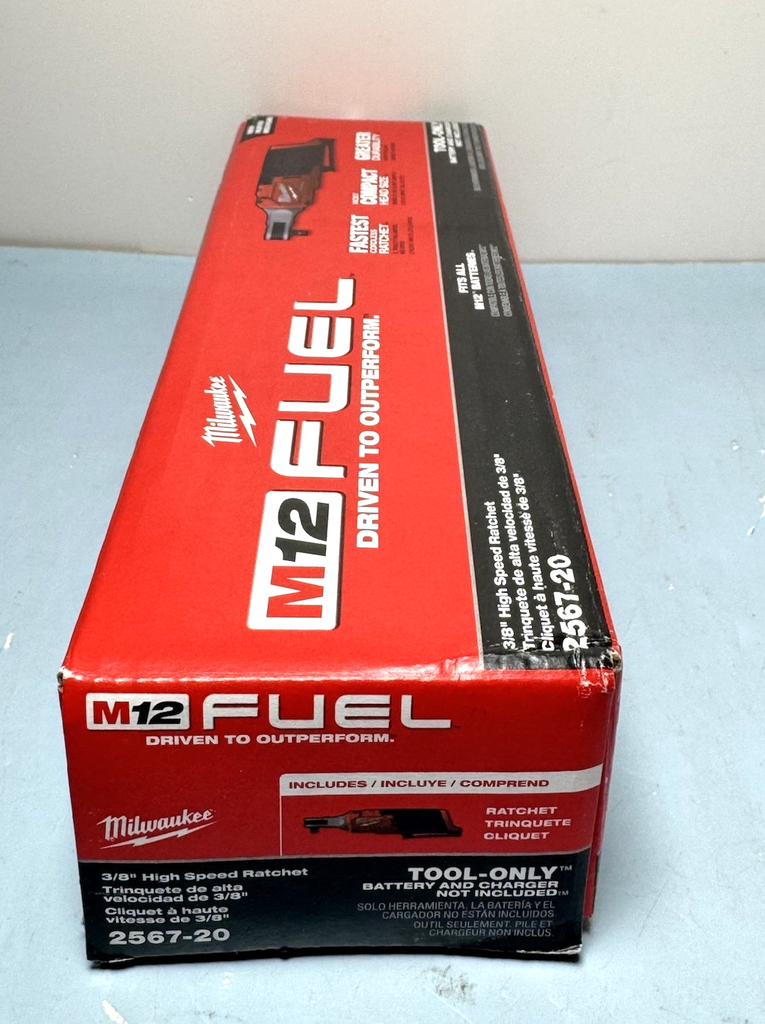 Milwaukee M12 FUEL 2567-20 12-Volt Cordless High Speed 3/8 in Ratchet Bare Tool #3