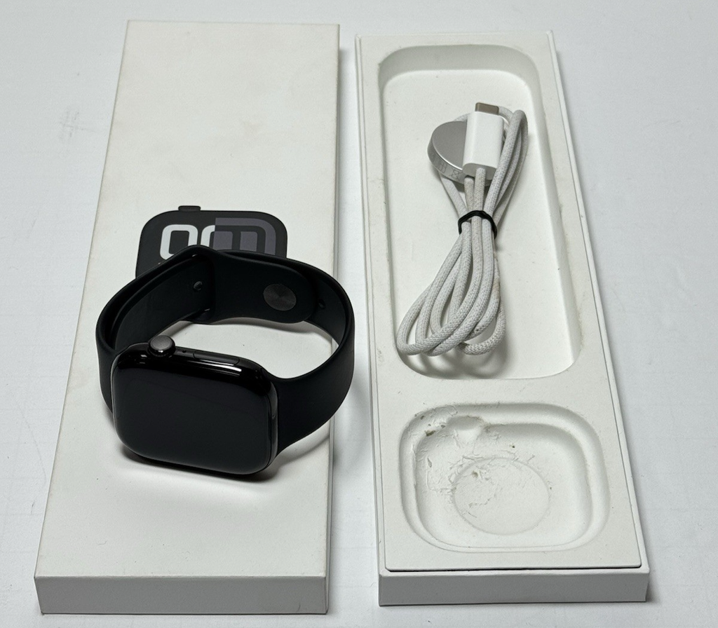 Apple Watch Series 10 GPS+Cell Jet Black Aluminum Case, Black Sport Band - 46MM #4