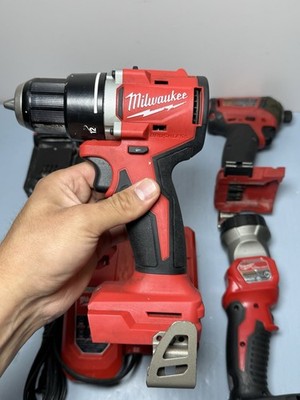 Milwaukee M18 Cordless- Drill, Imp Driver, Hydraulic Driver, Light, Charger,Batt #3