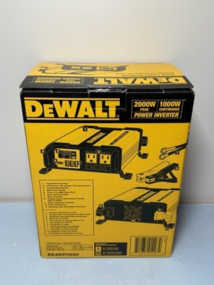 DEWALT 1000W DXAEPI1000Portable Car Power Inverter with Triple USB Ports -New #1