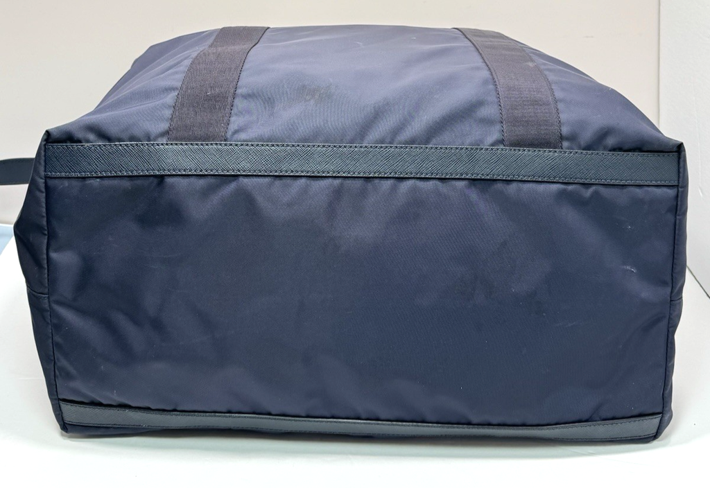 Prada Weekend Duffle Bag Tessuto with Saffiano Large #7