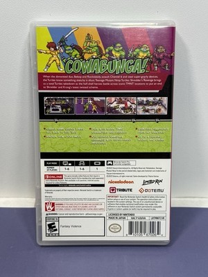 Teenage Mutant Ninja Turtles Shredder's Revenge Nintendo Switch CIB W/ Artbook #1