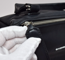 Givenchy Pandora Medium Black Leather Satchel Bag with Logo Strap – Pre-Owned – photo-1