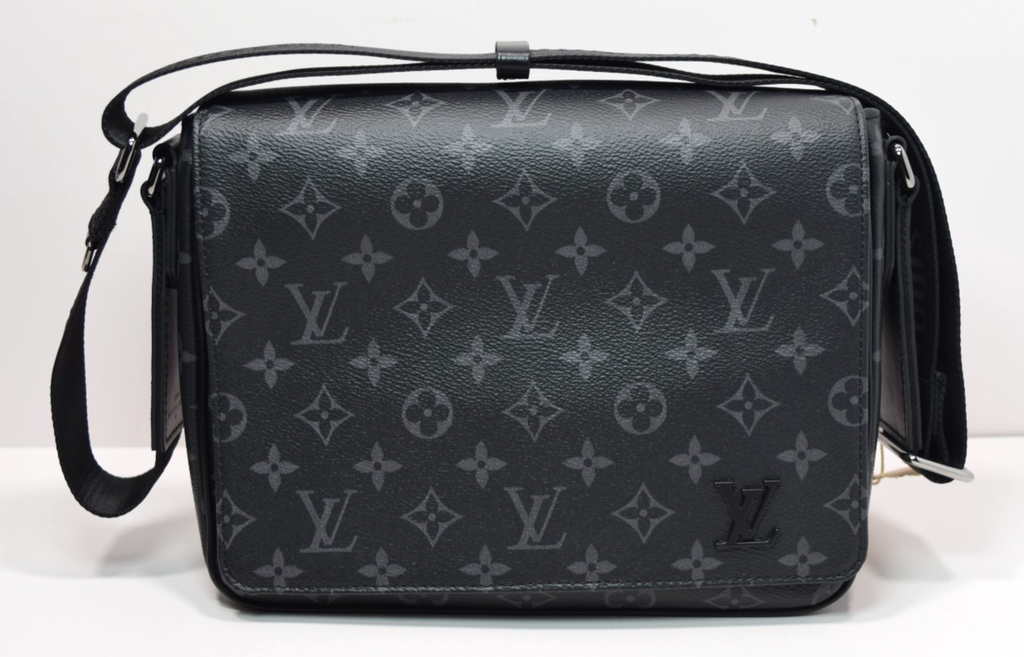 Louis Vuitton District PM Monogram Eclipse Messenger Bag M46255 w/LV Holiday Box #1