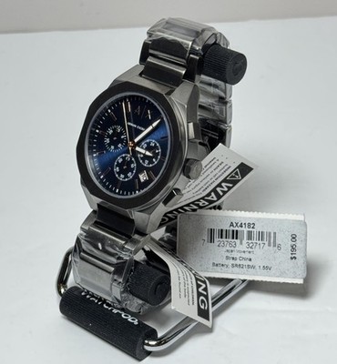 Armani Exchange Rafael Chronograph Quartz Blue Dial Men's Watch AX4182-42MM-NEW #1
