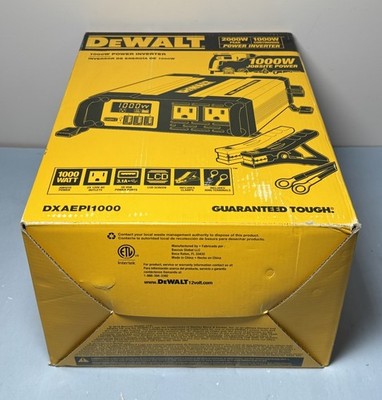 DEWALT Inverter 1000W DXAEPI1000 Portable Car Power Inverter w/Triple USB Ports #4