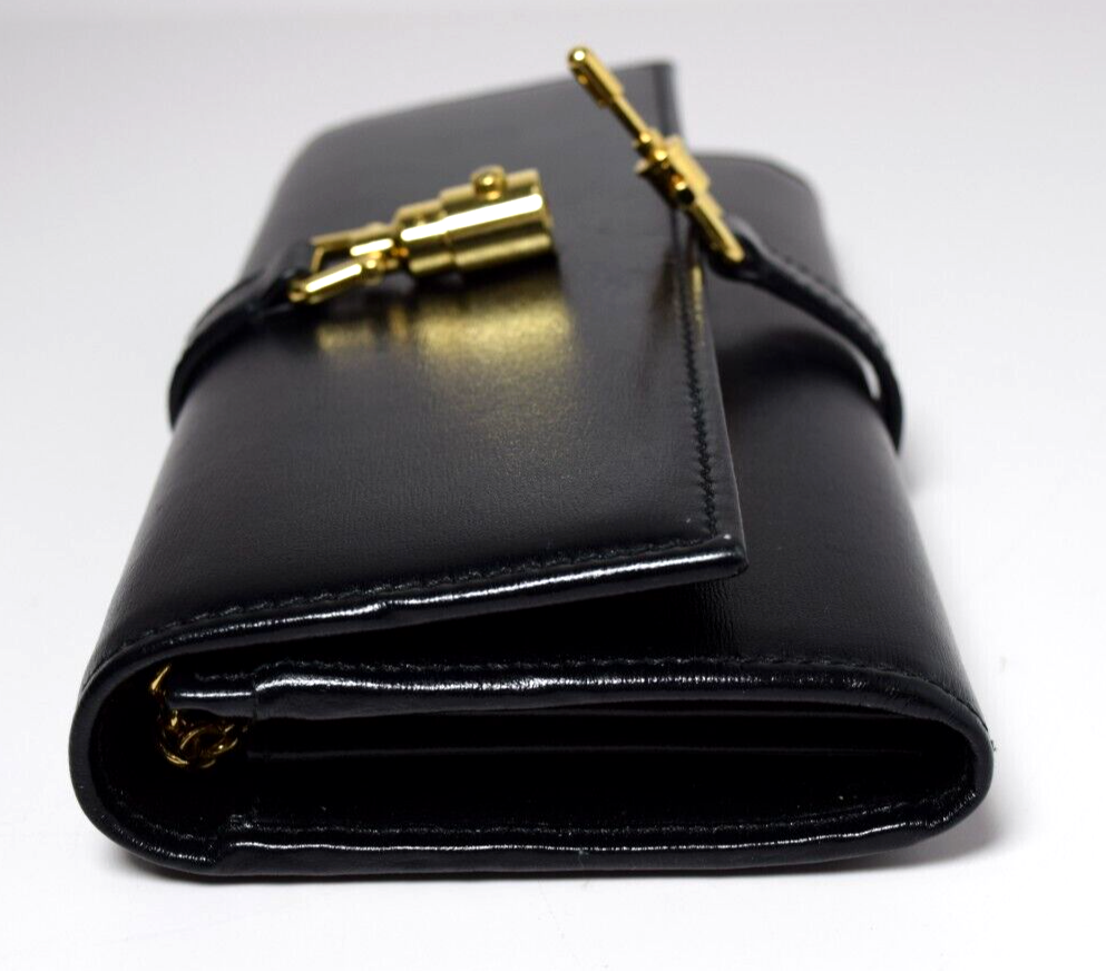 Gucci Jackie 1961 Wallet Black Calf Leather Crossbody Bag #5