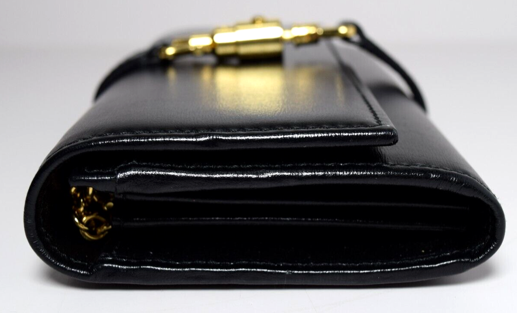 Gucci Jackie 1961 Wallet Black Calf Leather Crossbody Bag #8