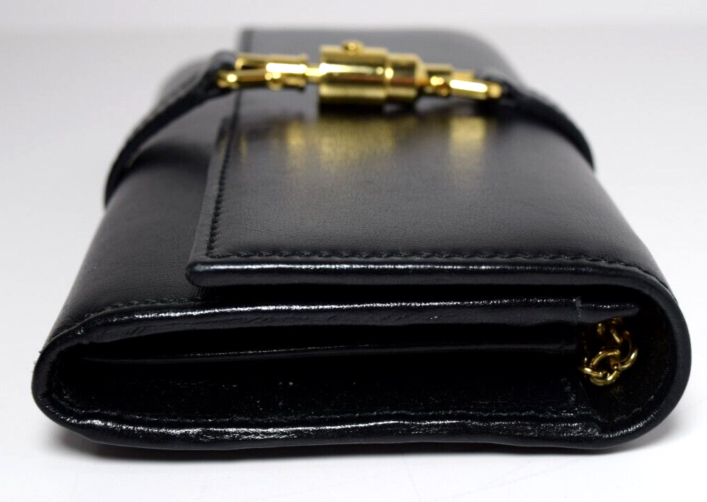 Gucci Jackie 1961 Wallet Black Calf Leather Crossbody Bag #10