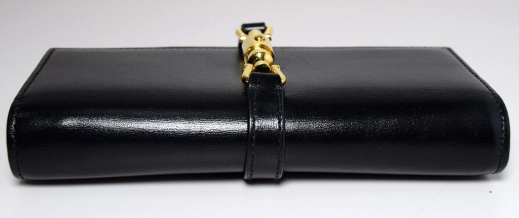 Gucci Jackie 1961 Wallet Black Calf Leather Crossbody Bag #11