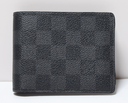 LOUIS VUITTON N62663 Multiple Bifold Wallet Damier Graphite Canvas used