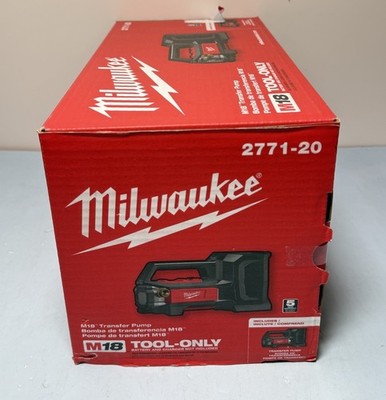 Milwaukee 2771-20 M18 18-Volt 1/4 HP Lithium-Ion Cordless Transfer Pump #1