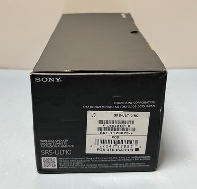 Sony ULT Field 1 Wireless Portable Bluetooth Speaker Black -New #2
